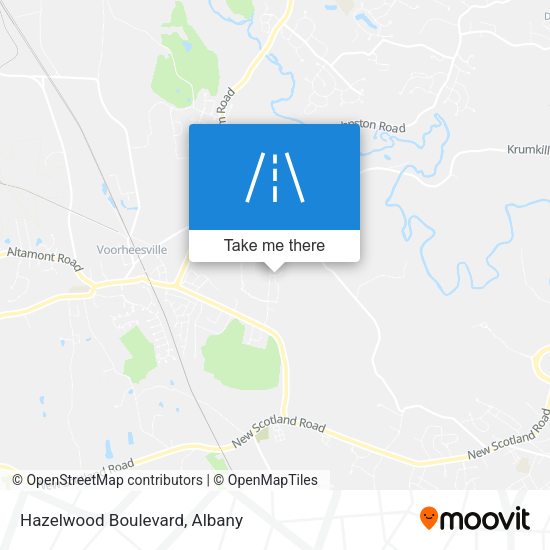 Hazelwood Boulevard map