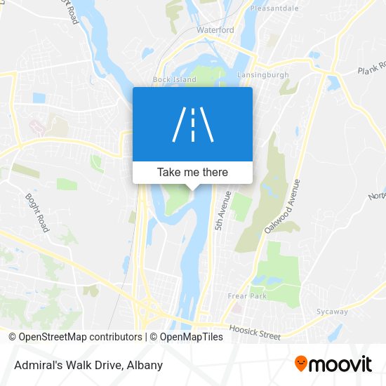 Admiral's Walk Drive map