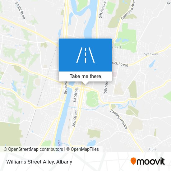 Mapa de Williams Street Alley