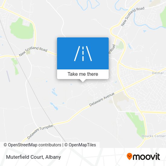 Mapa de Muterfield Court