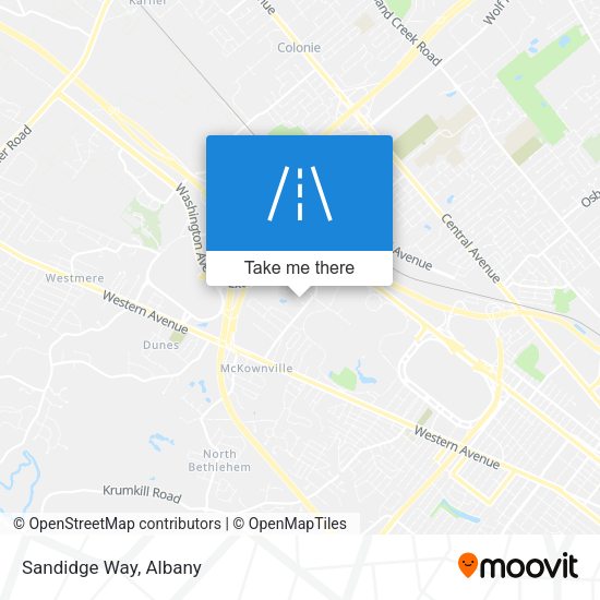 Sandidge Way map