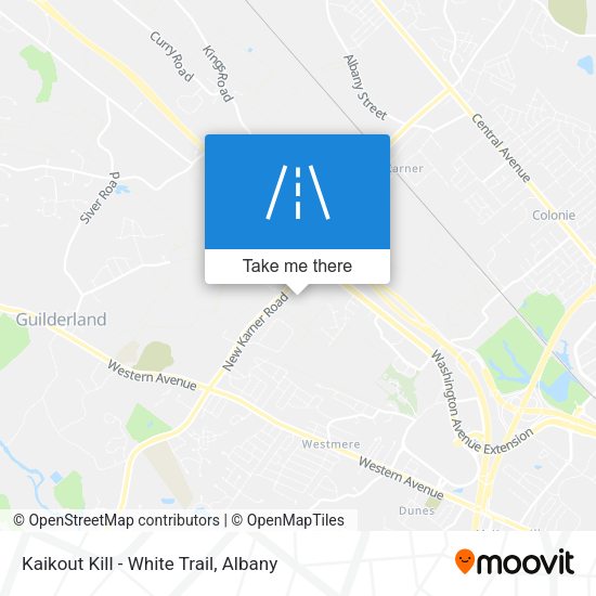 Kaikout Kill - White Trail map