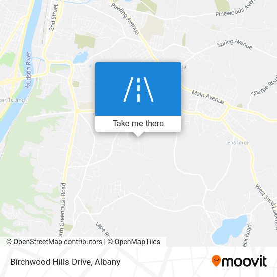 Mapa de Birchwood Hills Drive