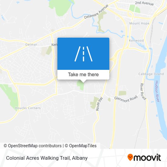 Mapa de Colonial Acres Walking Trail