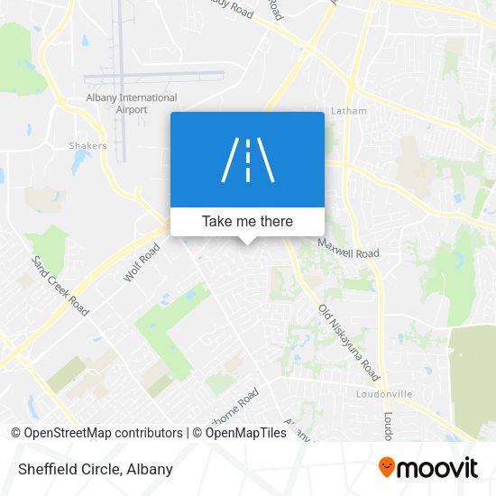 Mapa de Sheffield Circle