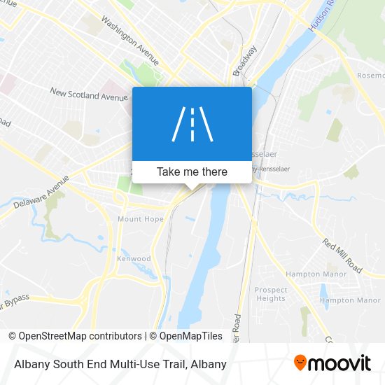 Mapa de Albany South End Multi-Use Trail