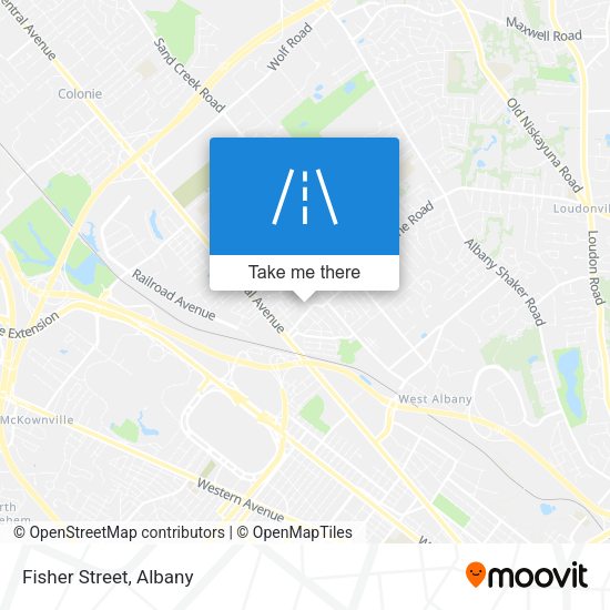 Mapa de Fisher Street