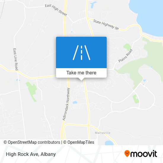 High Rock Ave map