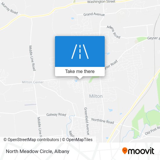 North Meadow Circle map