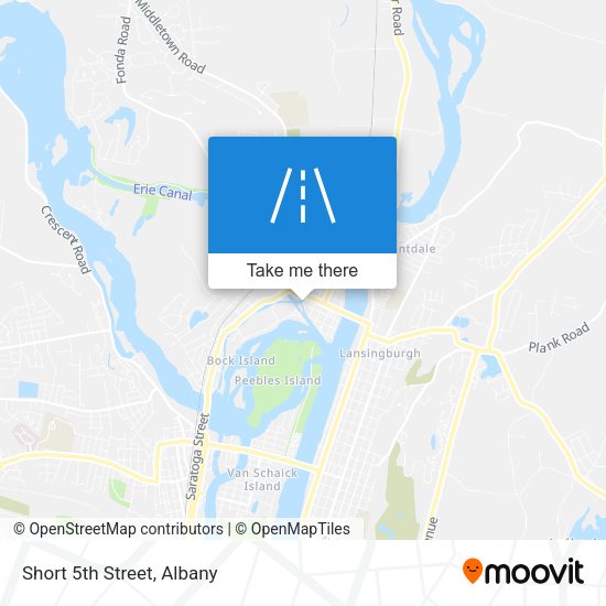 Mapa de Short 5th Street