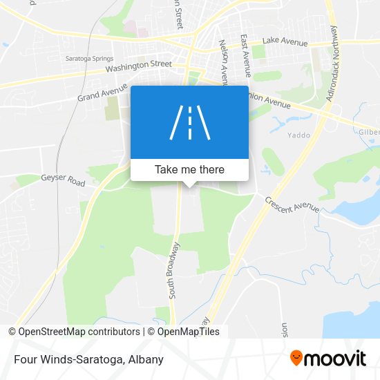 Four Winds-Saratoga map