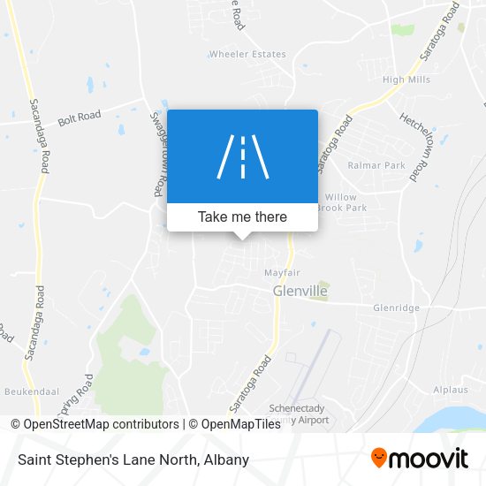 Saint Stephen's Lane North map
