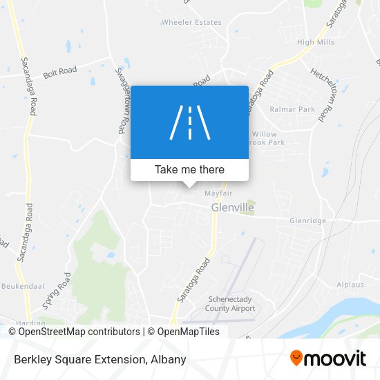 Berkley Square Extension map