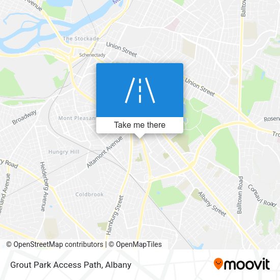 Mapa de Grout Park Access Path