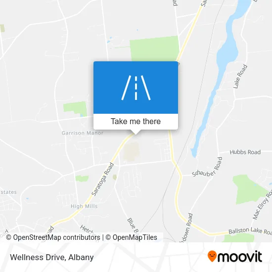 Wellness Drive map