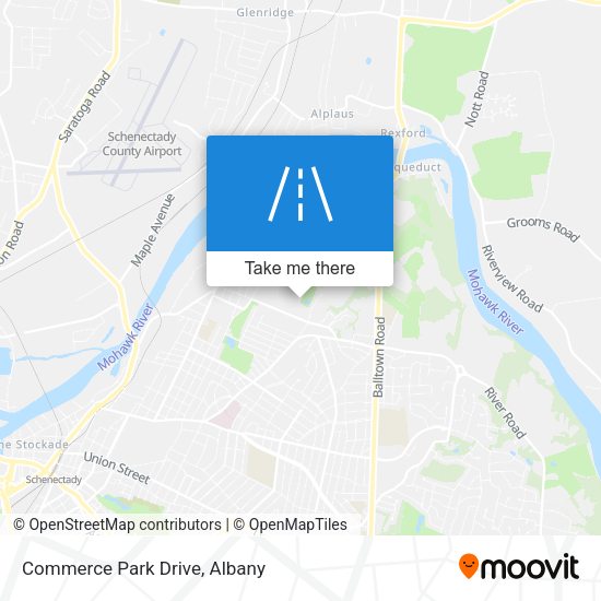 Commerce Park Drive map