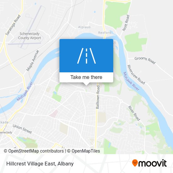 Hillcrest Village East map