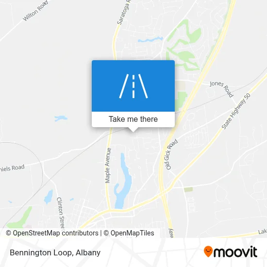 Bennington Loop map
