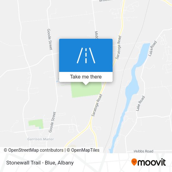 Stonewall Trail - Blue map