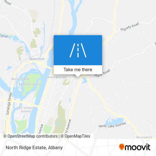 Mapa de North Ridge Estate