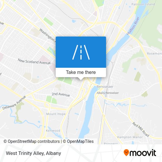 Mapa de West Trinity Alley