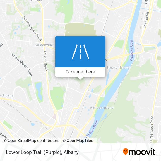 Lower Loop Trail (Purple) map