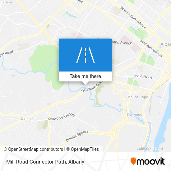 Mill Road Connector Path map