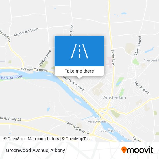 Mapa de Greenwood Avenue