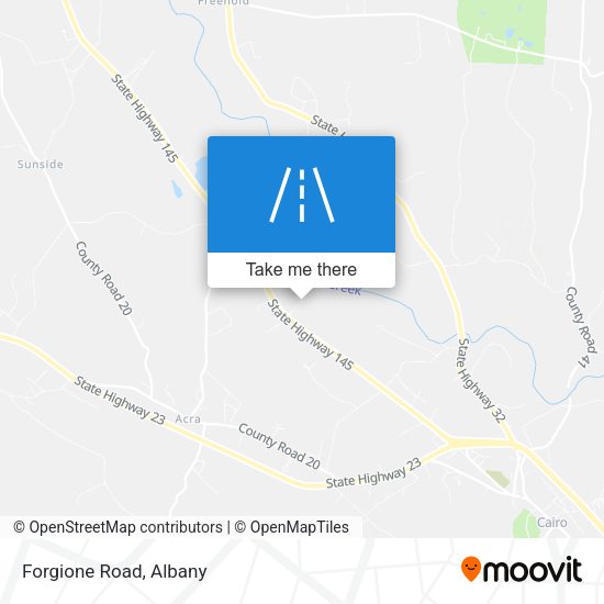 Mapa de Forgione Road