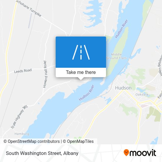 South Washington Street map