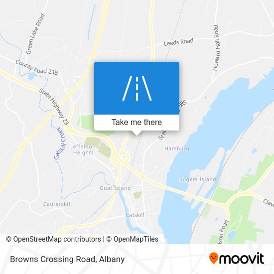 Mapa de Browns Crossing Road