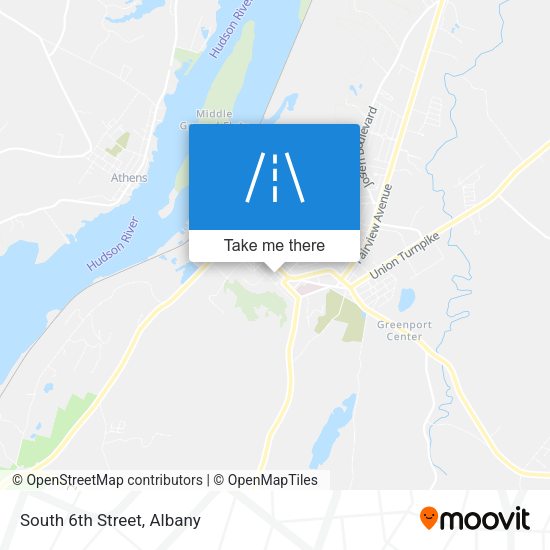Mapa de South 6th Street