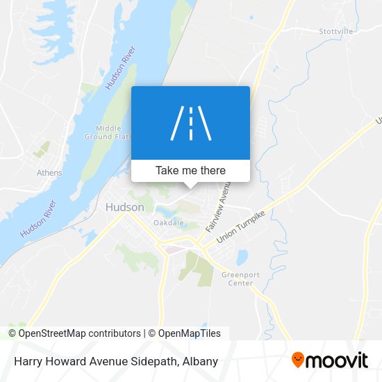 Mapa de Harry Howard Avenue Sidepath