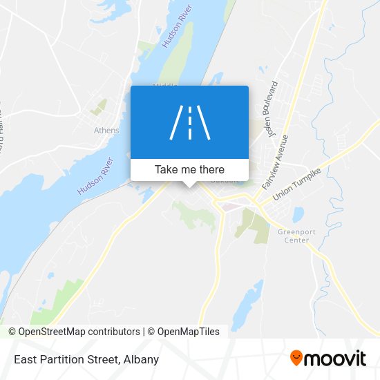 Mapa de East Partition Street
