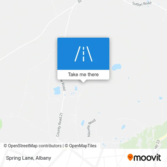 Spring Lane map