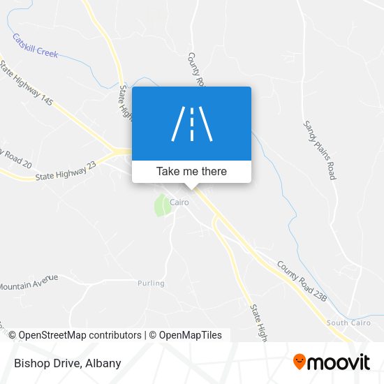 Mapa de Bishop Drive