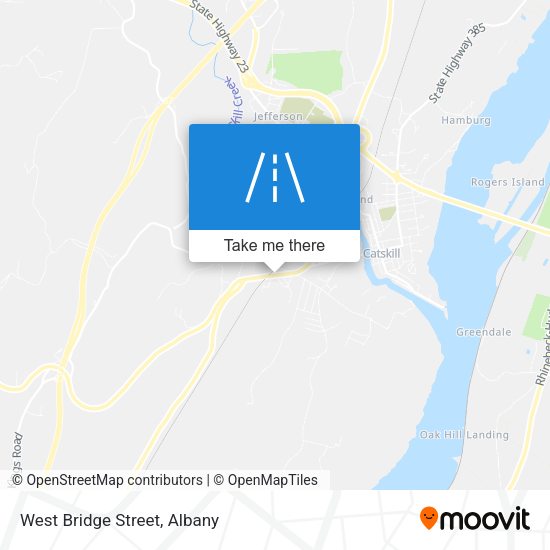 Mapa de West Bridge Street