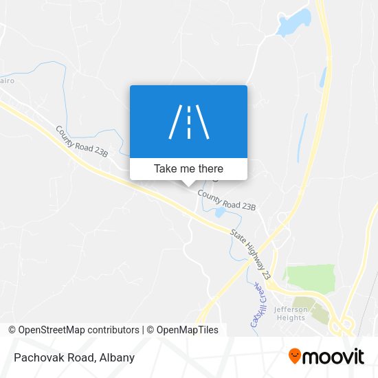 Mapa de Pachovak Road
