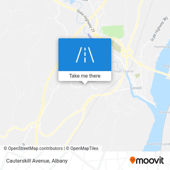 Mapa de Cauterskill Avenue