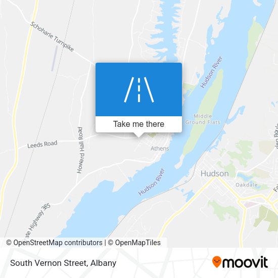 Mapa de South Vernon Street