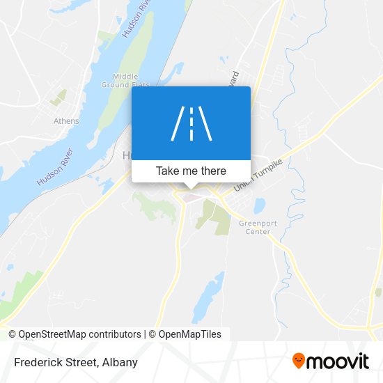 Mapa de Frederick Street