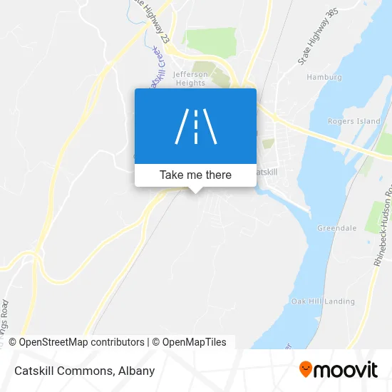 Catskill Commons map