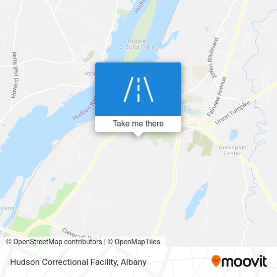 Hudson Correctional Facility map