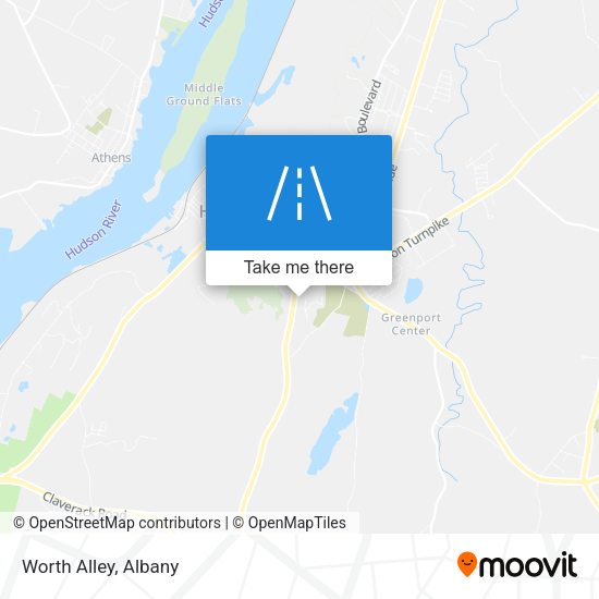 Mapa de Worth Alley