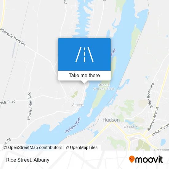 Rice Street map