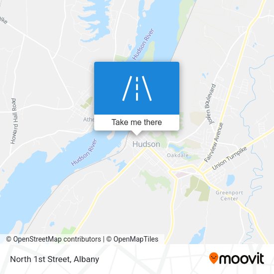 Mapa de North 1st Street