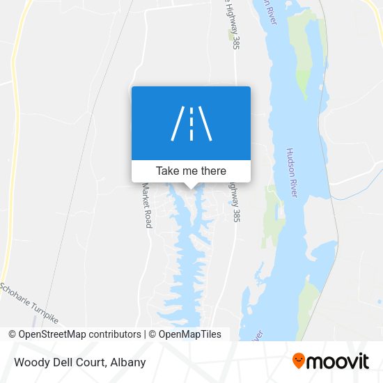 Mapa de Woody Dell Court