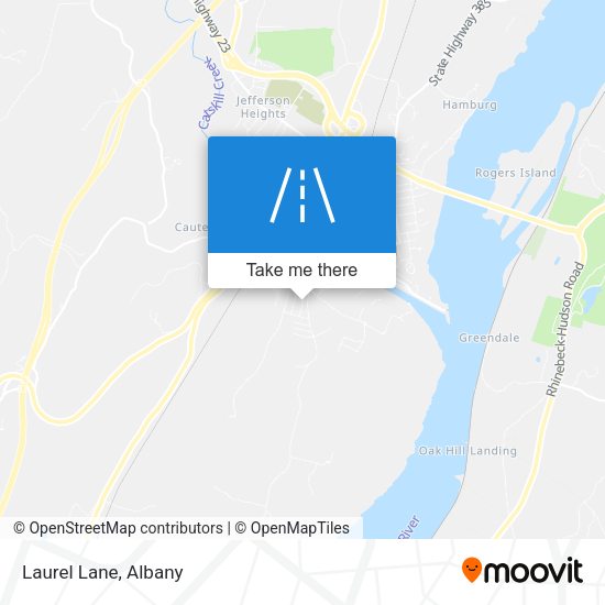 Laurel Lane map