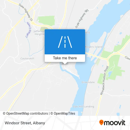 Windsor Street map
