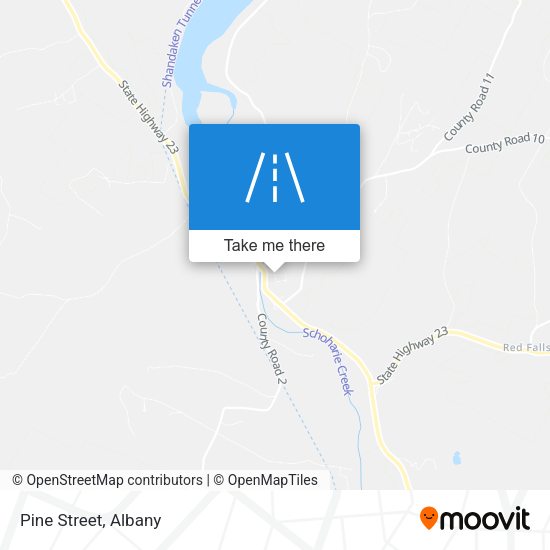 Mapa de Pine Street